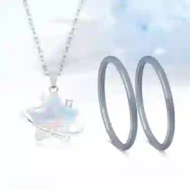 迎百宝 幸运星 设计感轻奢梦幻高级感海洋之星灵动气质百搭星星 琉璃 玉石项链 男女同款情侣款