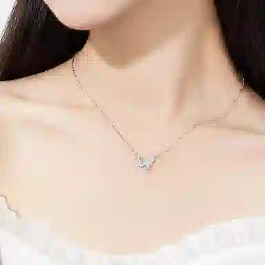 迎百宝 绮梦蝴蝶 夏日浪漫星河漫舞翩翩蝴蝶在逃公主精致闪耀时尚高级感#好运 合金 项链 男女同款情侣款