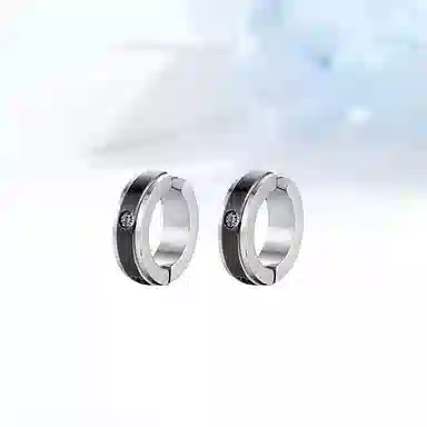 迎百宝 小众潮流嘻哈个性耳骨夹 简约高级感精致无耳洞韩版时尚耳饰 百搭 合金 耳夹 男女同款情侣款