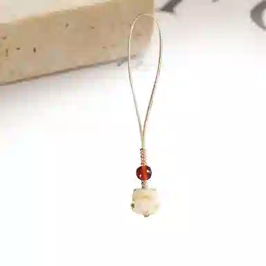 迎百宝 岩烧猫爪可盘玩钥匙手机车摆件招财好运猫爪萌趣可爱精致高级感挂饰 树脂 挂件 男女同款情侣款