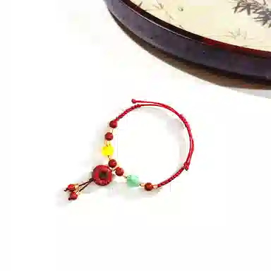 迎百宝 新中式 织物 手链 男女同款情侣款