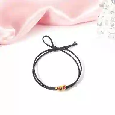 【灵蛇献瑞】 迎百宝 卷卷小金蛇 好运新中式国潮风优雅重工珠宝感幸运蛇显白小红绳小黑绳生肖新年手绳 合金 手链 男女同款情侣款