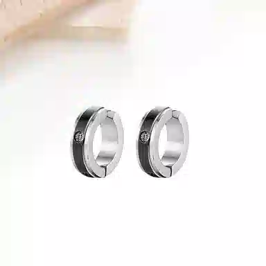 迎百宝 小众潮流嘻哈个性耳骨夹 简约高级感精致无耳洞韩版时尚耳饰 百搭 合金 耳夹 男女同款情侣款