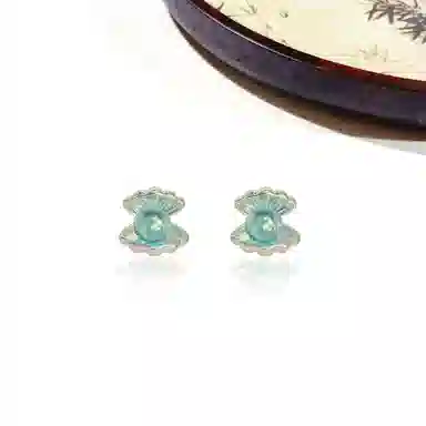 迎百宝 梦幻 小清新甜美精致简约大气浪漫设计感日常通勤百搭 合金 耳钉 女款