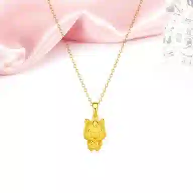 迎百宝 十二生肖守护 蛇年本命年转运高级感灵动可爱可调节锁骨链 气质百搭闺蜜 合金 项链 男女同款情侣款