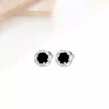 迎百宝 复古高级感莫比乌斯转运珠几何美式街头痞帅简约气质潮流个性时尚高级感百搭耳饰#好运 锆石 耳钉 男女同款情侣款