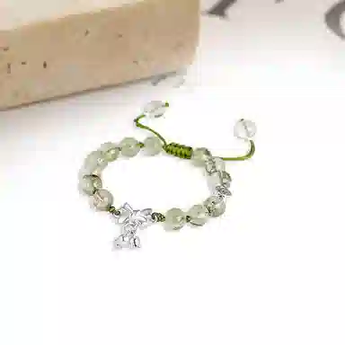 迎百宝 招财暴富 新中式国潮风 在逃公主蝴蝶结 水晶 手链 男女同款情侣款