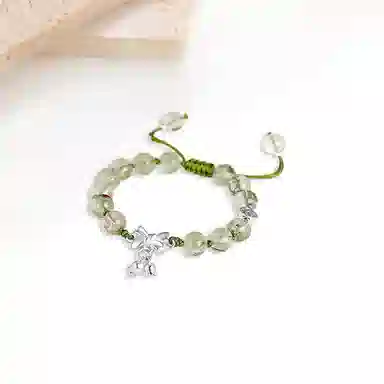 迎百宝 招财暴富 新中式国潮风 在逃公主蝴蝶结 水晶 手链 男女同款情侣款