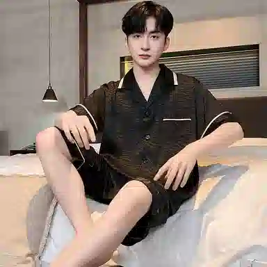 好福份 时尚简约亲肤家居服睡衣套装 男款