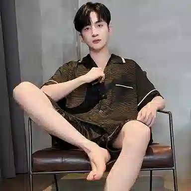 好福份 时尚简约亲肤家居服睡衣套装 男款