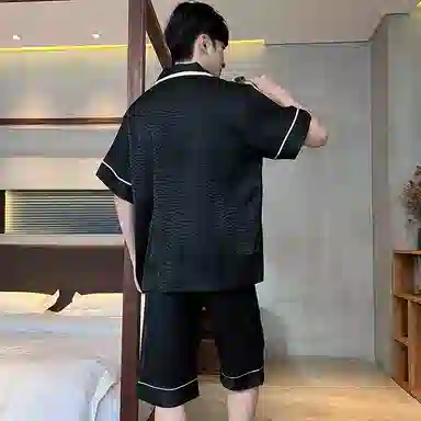 好福份 时尚简约亲肤家居服睡衣套装 男款