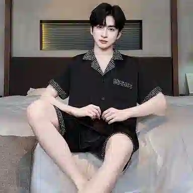 好福份 宽松简约休闲家居服睡衣套装 男款