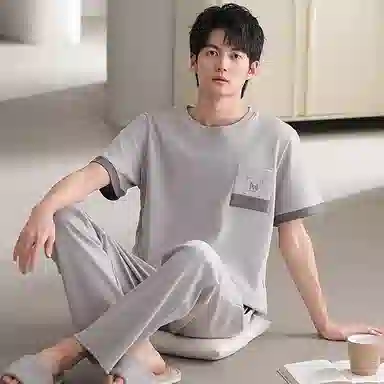 好福份 休闲透气时尚睡衣套装 男款