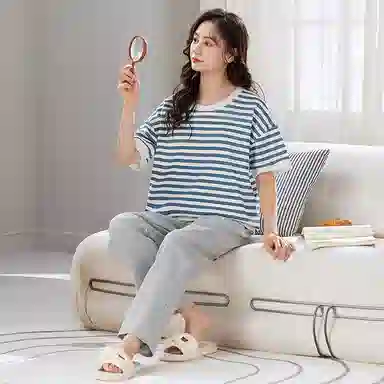 好福份 时尚柔软亲肤家居服睡衣套装 女款