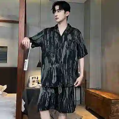 好福份 休闲家居服时尚简约睡衣套装 男款