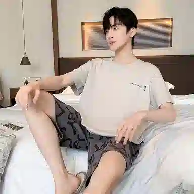 好福份 柔软时尚简约家居服睡衣套装 男款