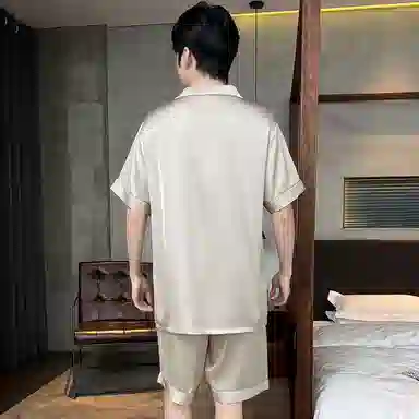 好福份 亲肤时尚简约家居服睡衣套装 男款