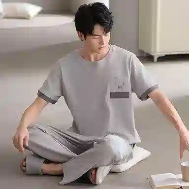 好福份 休闲透气时尚睡衣套装 男款