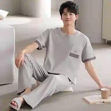 好福份 休闲透气时尚睡衣套装 男款
