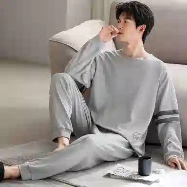 好福份 纯棉男士睡衣 男款