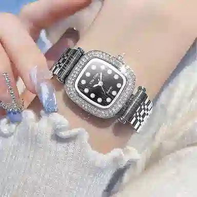 Clip Clop Quartz Black Dial