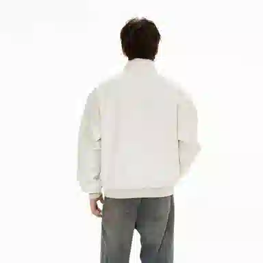 悍戈 潮牌美式青春时尚百搭韩版潮流痞帅港风挺阔有型小众高级感学院风立领融合多风格休闲上衣夹克 男女同款