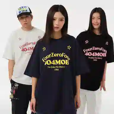 404MOB GANG Logo T