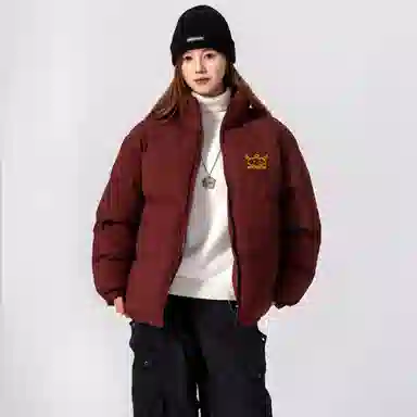 ROBINHOOD Retro American Streetwear Puffer Jacket