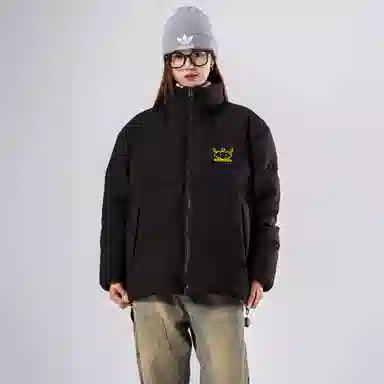 ROBINHOOD Retro American Streetwear Puffer Jacket