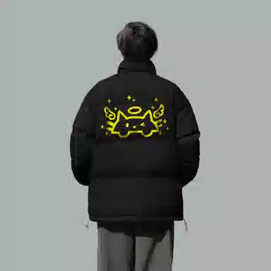 ROBINHOOD Retro American Streetwear Puffer Jacket