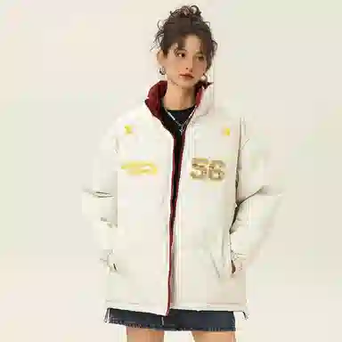 ROBINHOOD Thick Colorblock Down Jacket