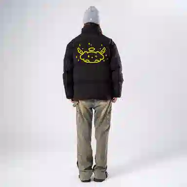 ROBINHOOD Retro American Streetwear Puffer Jacket