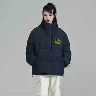 ROBINHOOD Retro American Streetwear Puffer Jacket