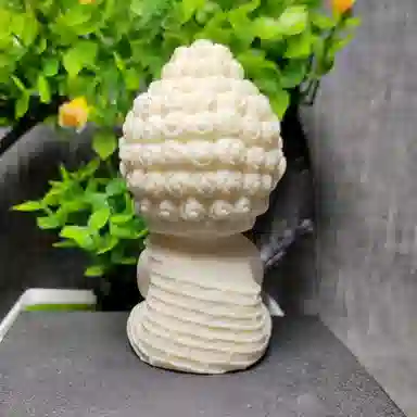 檀欣 精雕刻双手合十大日如来佛祖手把件吉祥平安可爱宝宝家居汽车装饰品 象牙果 其他菩提类摆件 男女同款情侣款 礼盒装