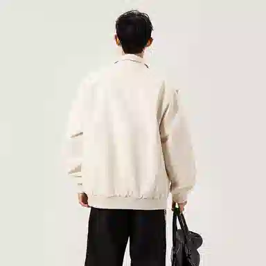 红蜻蜓 美式高街潮流复古字母设计感休闲春秋款棒球服外套夹克 男女同款