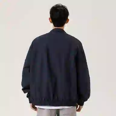 红蜻蜓 美式高街复古闪电数字字母印花宽松百搭舒适防风保暖休闲薄款棒球服外套夹克 男女同款