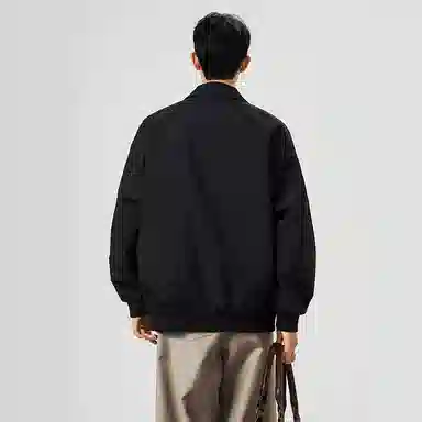 红蜻蜓 美式高街潮牌复古数字字母宽松百搭舒适防风保暖休闲翻领外套夹克 男女同款