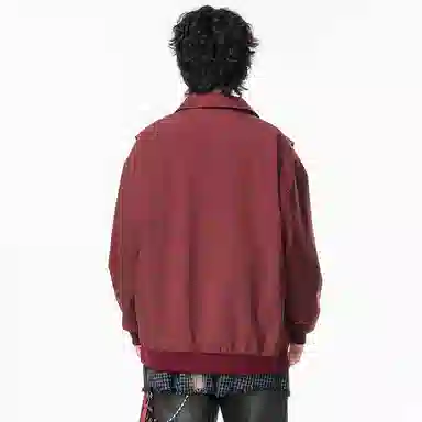 红蜻蜓 美式潮牌复古休闲外套男春秋款春季棒球服男款春装男装夹克 男女同款