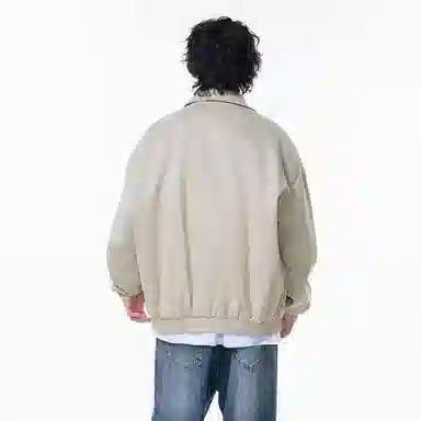 红蜻蜓 美式复古字母设计感休闲外套男春秋款拼接春季棒球服男款春装夹克 男女同款