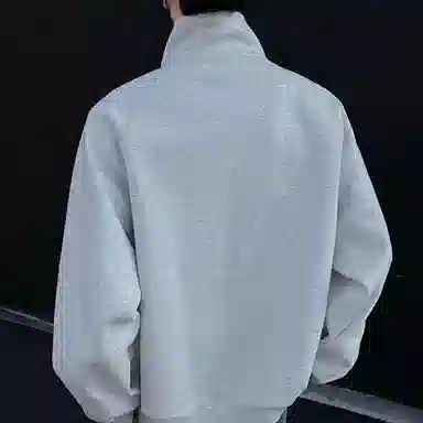 红蜻蜓 美式潮牌复古字母设计感开衫百搭简约宽松舒适上衣外套夹克 男女同款