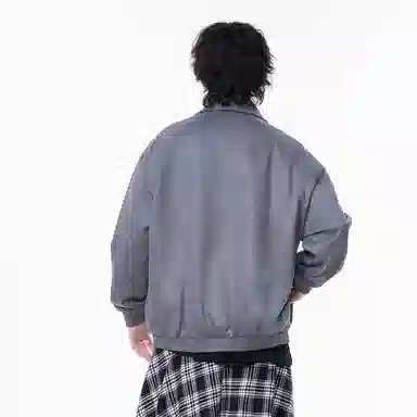 红蜻蜓 美式复古卡通数字字母无性别主义休闲外套男春秋款拼接春季棒球服保暖男款春装夹克 男女同款