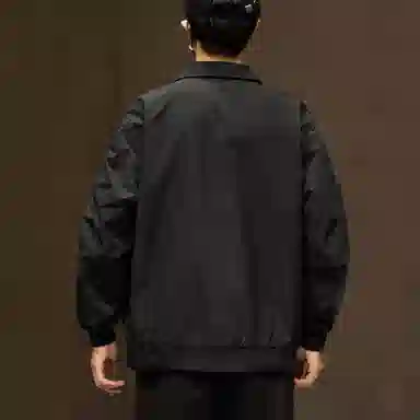 红蜻蜓 美式复古潮牌数字字母设计感基础简约高街防风无性别主义学院风户外通勤宽松休闲飞行员夹克外套 男女同款