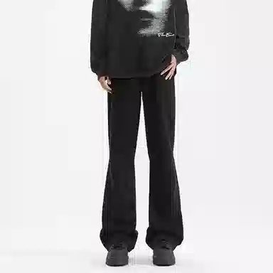 布客行 美式高街复古水洗做旧多种版型设计感百搭休闲裤牛仔裤 男女同款