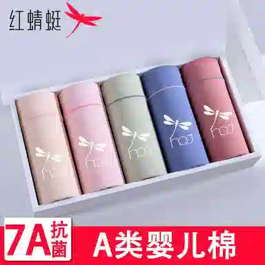 红蜻蜓 柔软舒适亲肤抗菌吸湿透气内衣裤礼盒 女款 组合装