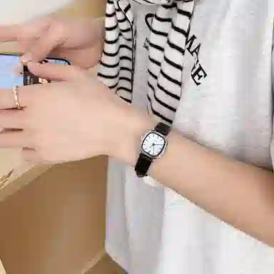 LANDU Quartz White Dial