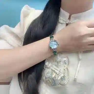 LANDU Quartz Blue Dial