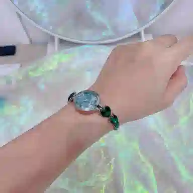 LANDU Quartz Blue Dial