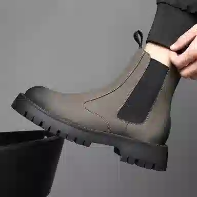 Lunmadeng Chelsea Boots Grey