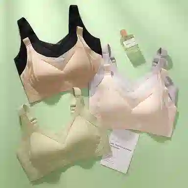 俞兆林 上托无钢圈不跑杯聚拢防下垂收副乳薄款文胸 女款 组合装