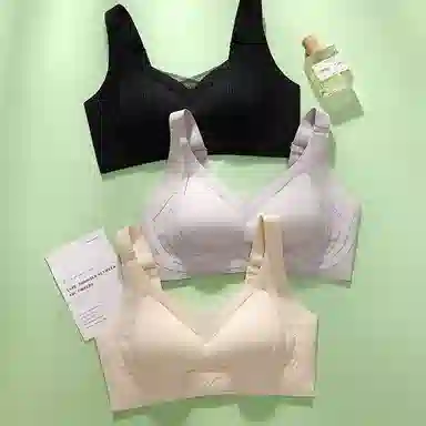 俞兆林 上托无钢圈不跑杯聚拢防下垂收副乳薄款文胸 女款 组合装